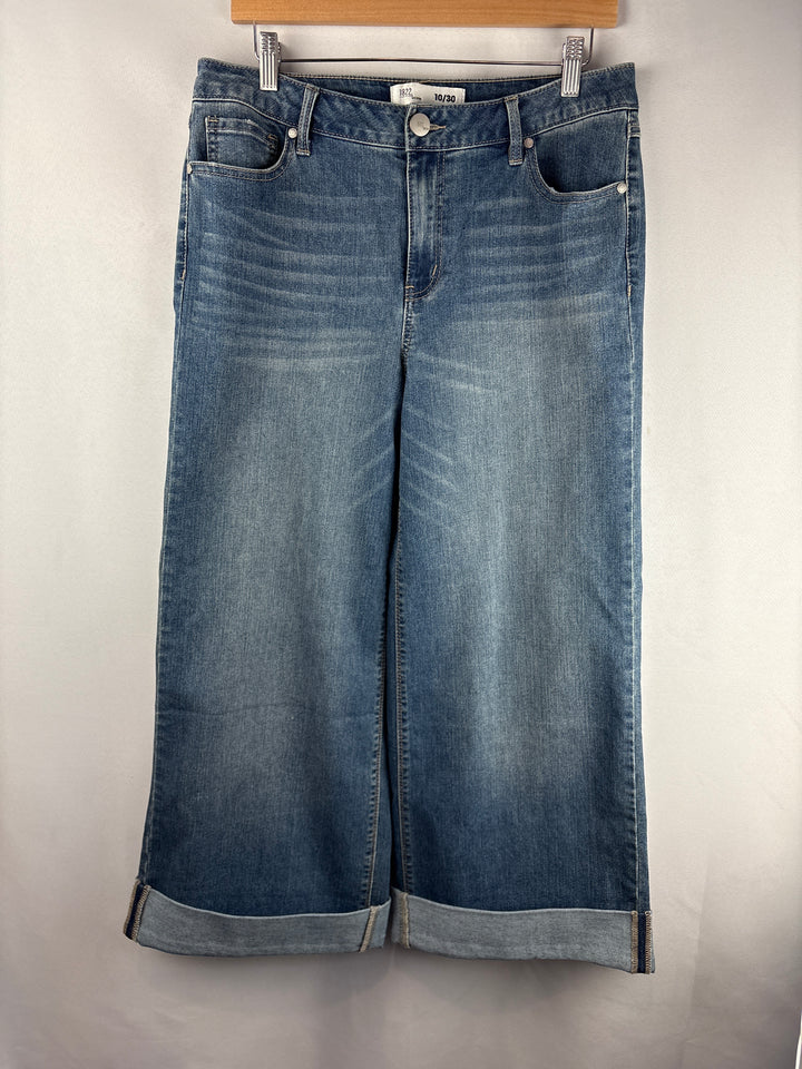 Women’s 1822 Denim Size 10/30 Blue Wide Leg Jeans