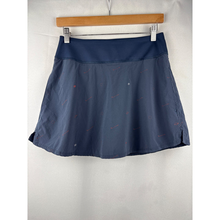 Women’s Puma Size Small Navy Golf Skort with Golf Club & Bird Print