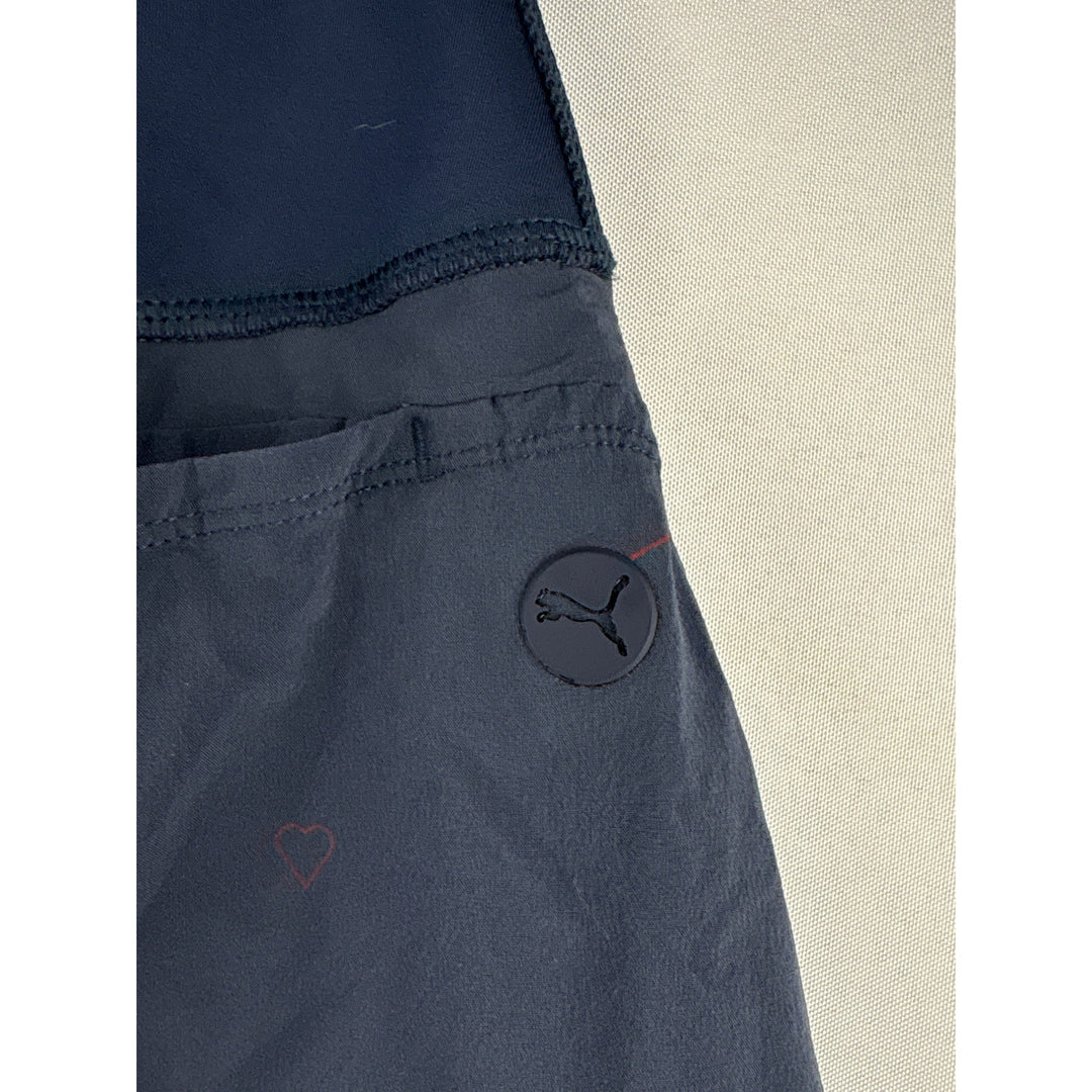 Women’s Puma Size Small Navy Golf Skort with Golf Club & Bird Print