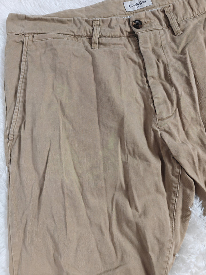 Mens Goodfellow &amp; Co Hennepin Chino Pants Khaki 38x30