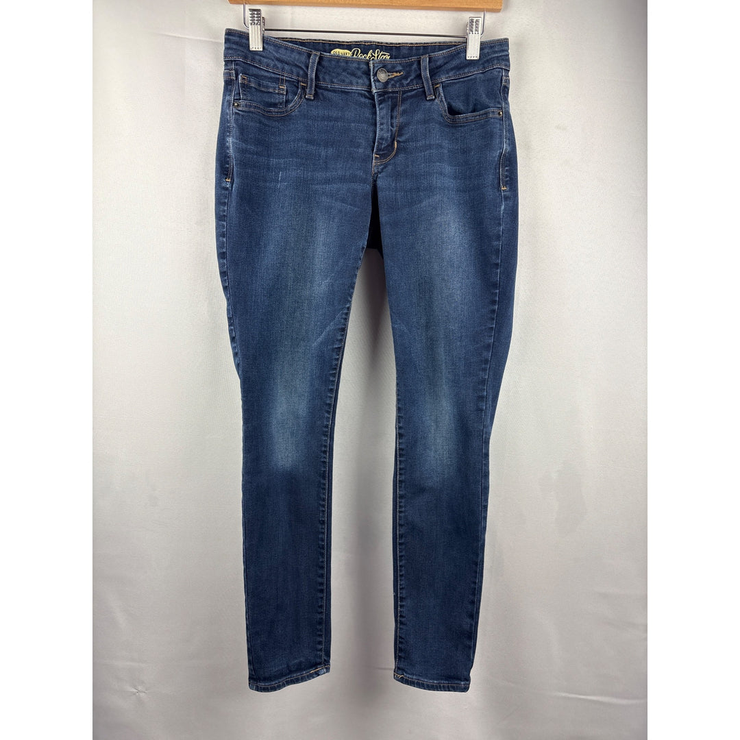 Old Navy The Rockstar Skinny Jeans Size 8 Regular Blue Denim Womens