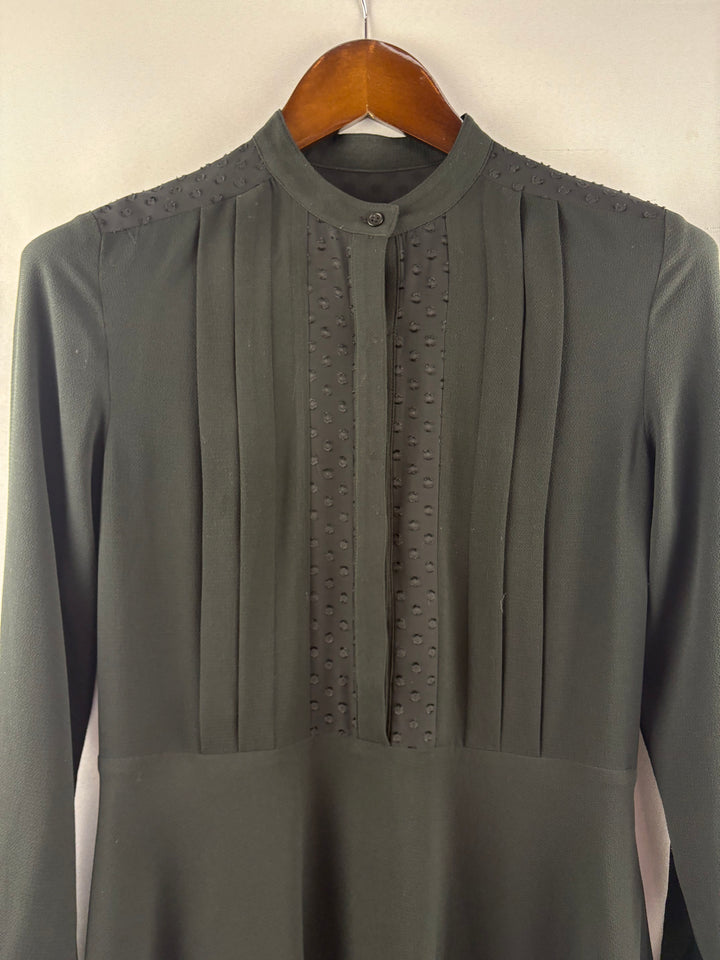 Women’s Ann Taylor Size 4 Black Long Sleeve Midi Dress