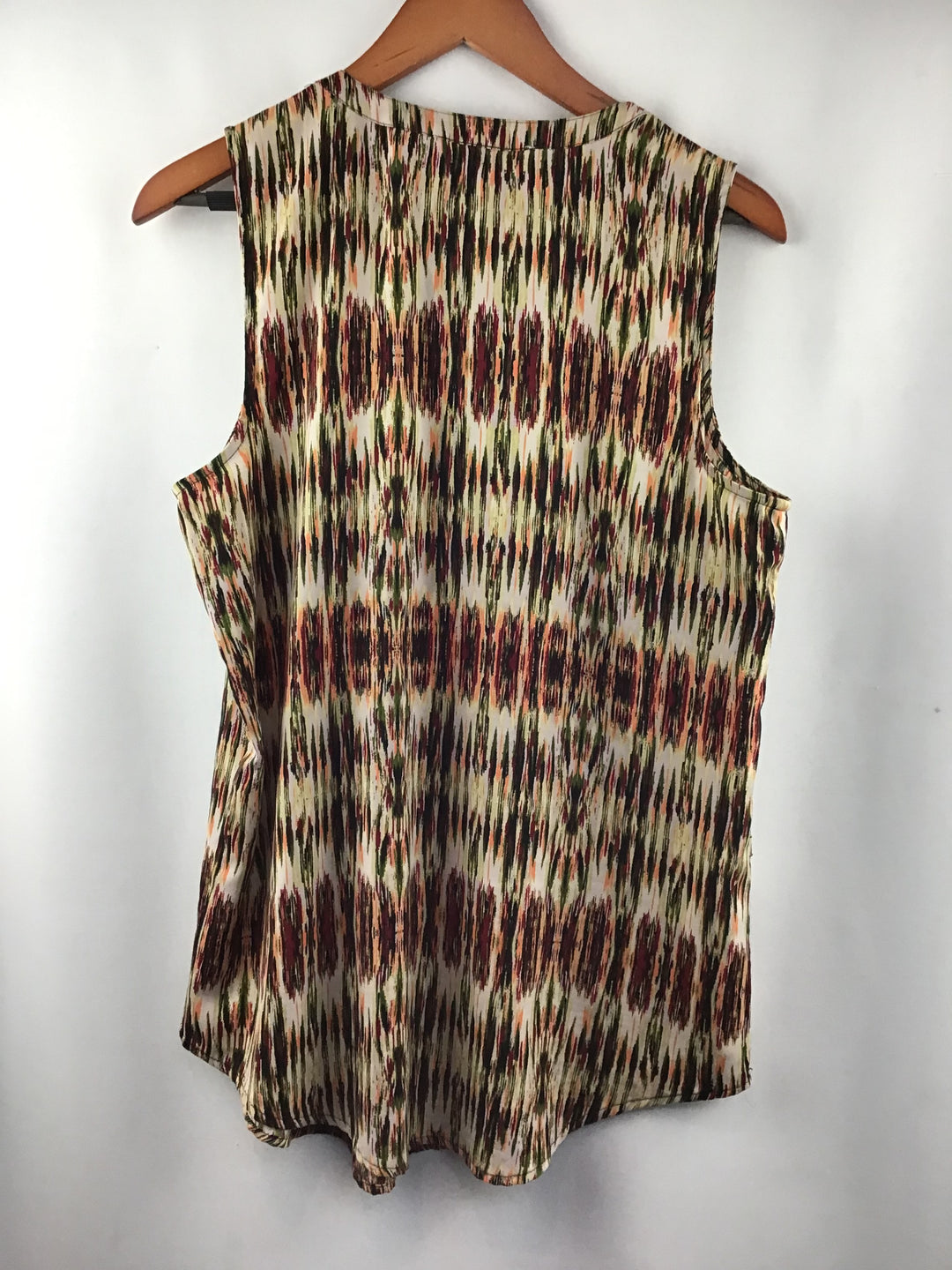 Women’s Daniel Rainn Top Sleeveless Lightweight Boho Print Size M