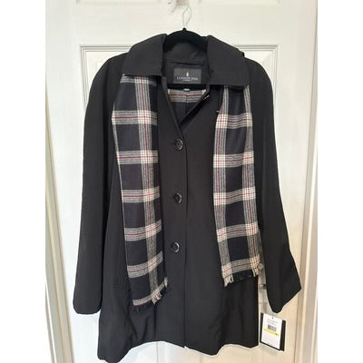 VTG London Fog Women’s Trench Coat with Attached Scarf SZ M