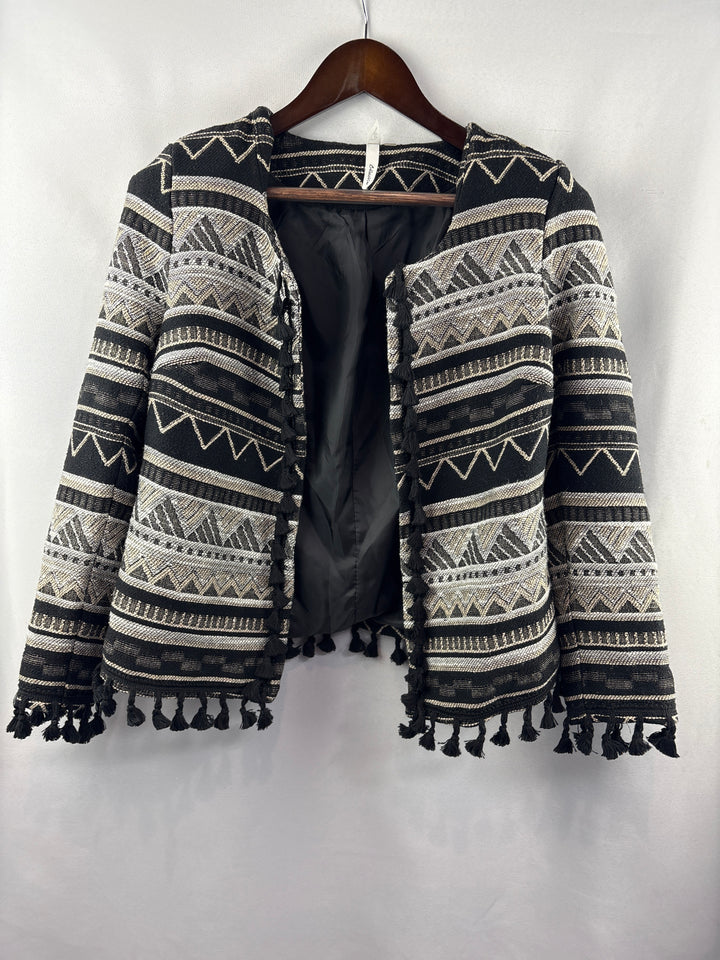 Women’s NY Collection Small Black, Beige White Blazer