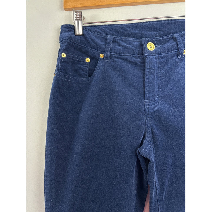 Completely Me By Liz Lange Womens 4P Navy Corduroy Pants