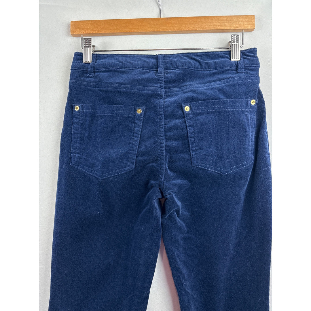 Completely Me By Liz Lange Womens 4P Navy Corduroy Pants