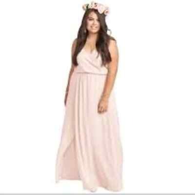 Show Me Your MuMu XXL Pink Evening Gown Floor Length NWOT