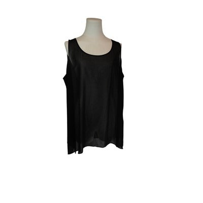 Women's Wynne Layer Black Tank Top - Size XL
