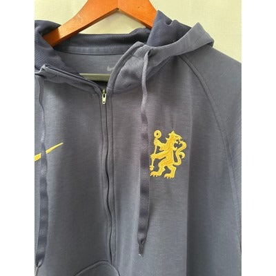 Nike Dri-Fit Mens Hoodie With Yellow Accents Size M