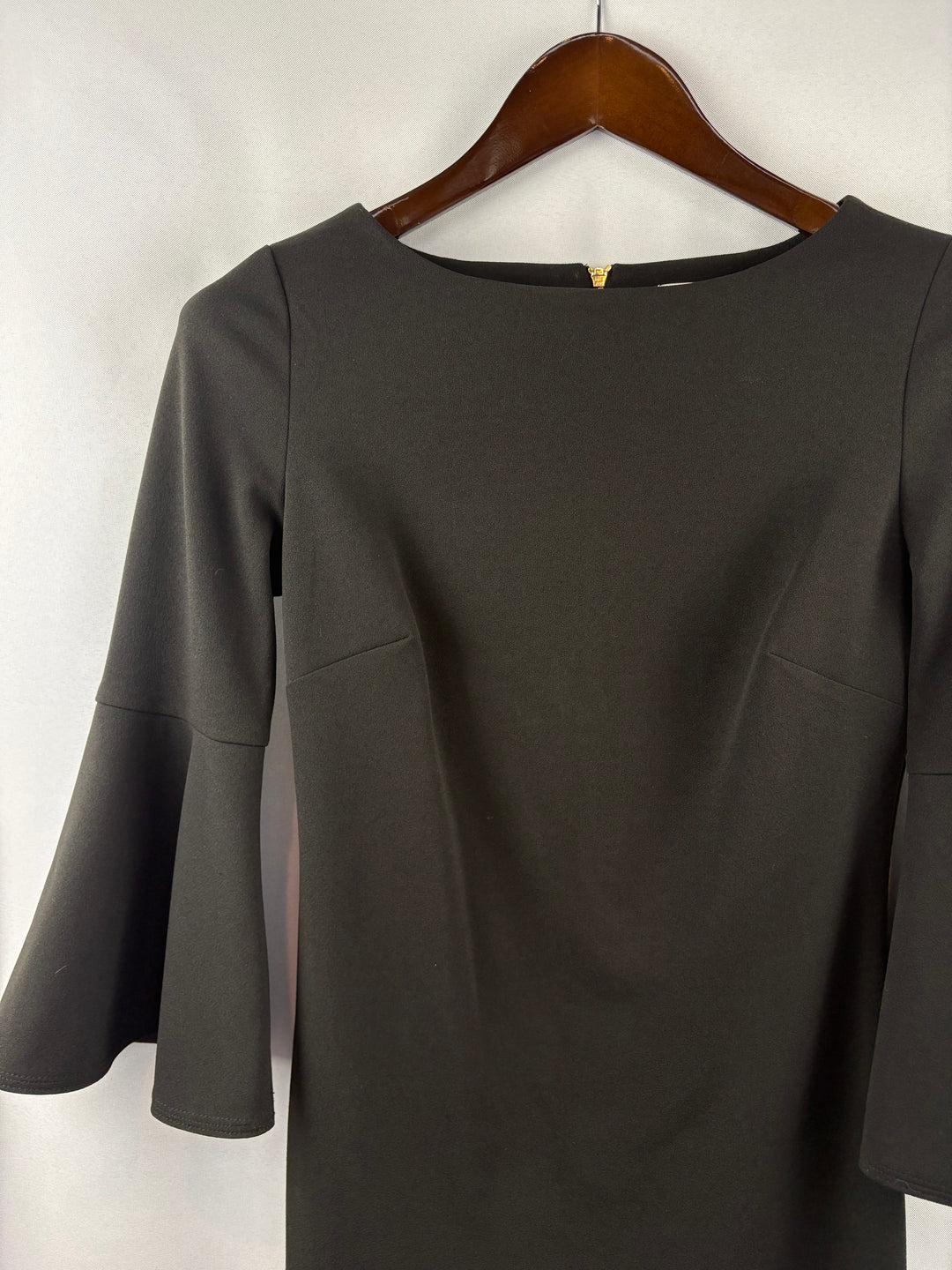Women’s Calvin Klein Size 2 Black 3/4 Sleeve Work Dress