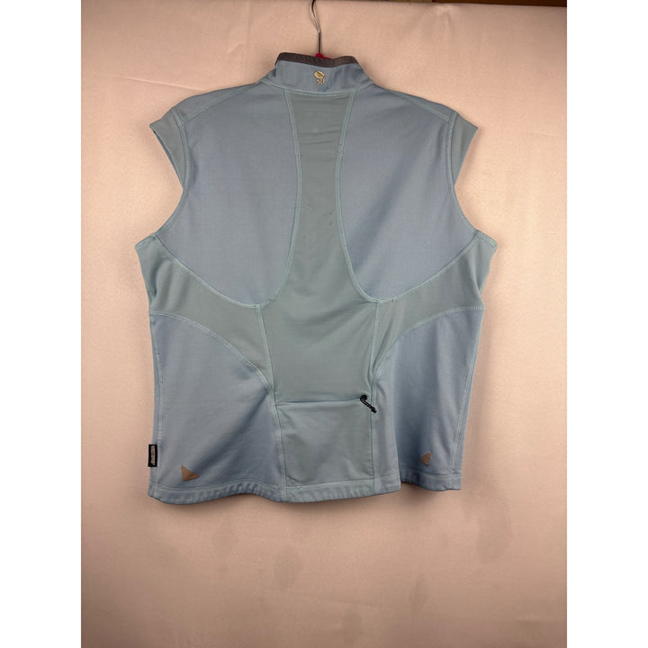 Mountain Hard Wear Womens Sleeveless Cycling Jacket Size L Blue
