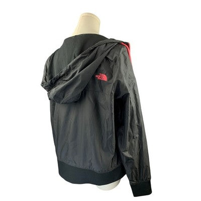 Women's The North Face Black & Pink Windbreaker Jacket - Size S
