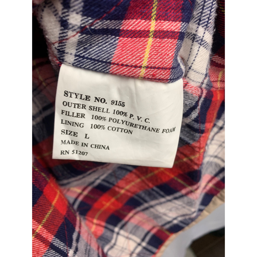 Misty Harbor Beige Hooded Raincoat With Plaid Lining & Front Pockets