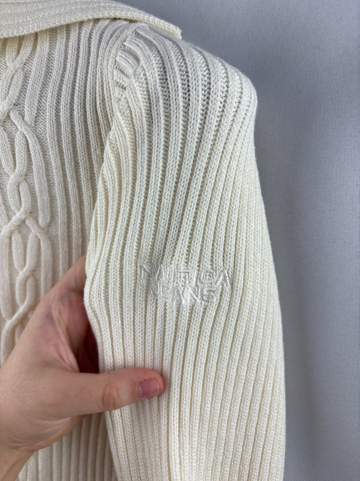 Women’s Nautica Jeans Co. Small Cream Zip Sweater