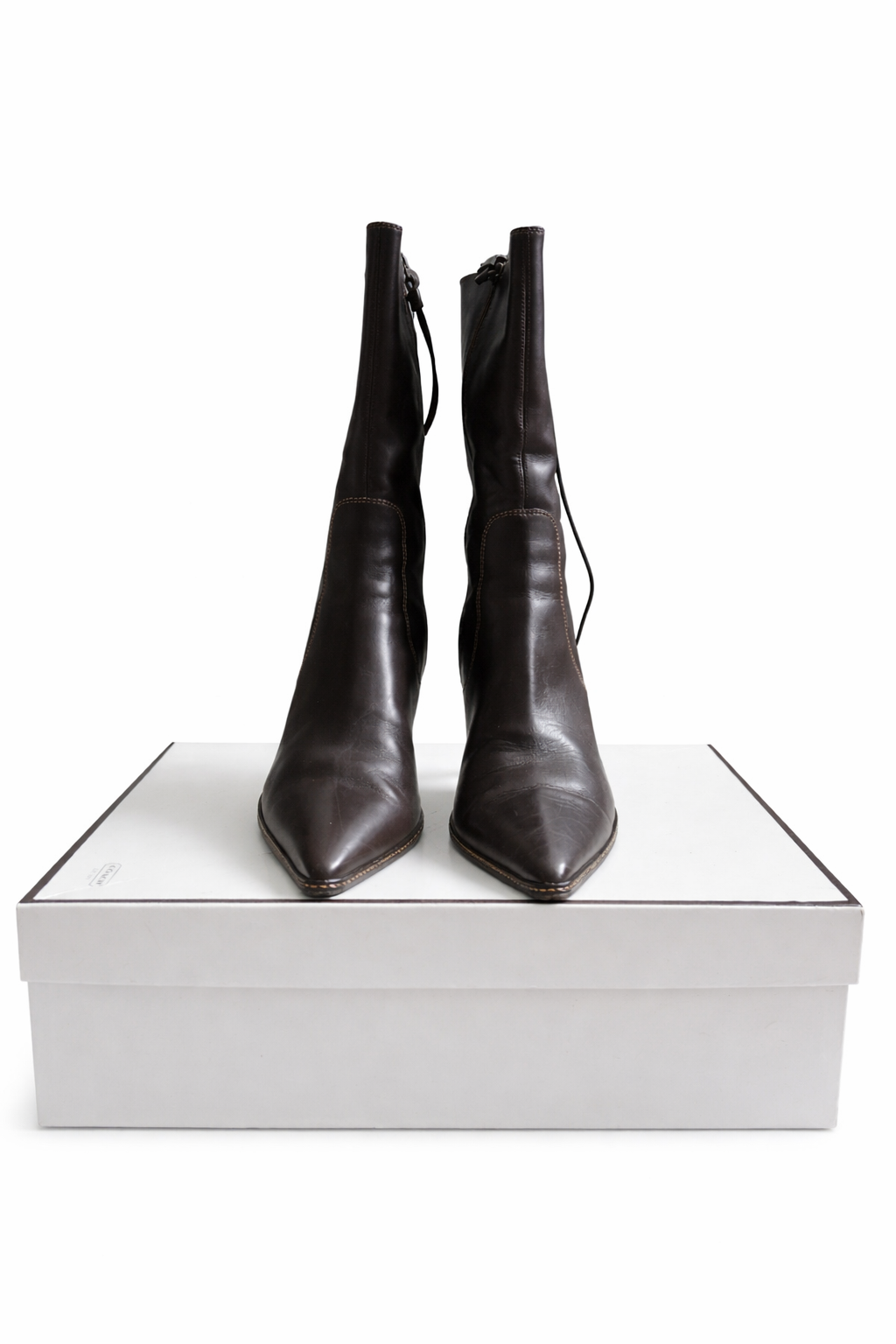 Women's Coach Sammi Calf Leather Boots 9.5 Medium width
