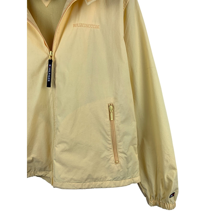 Tommy Hilfiger Golf Jacket Yellow Nylon Mens M Washington Design