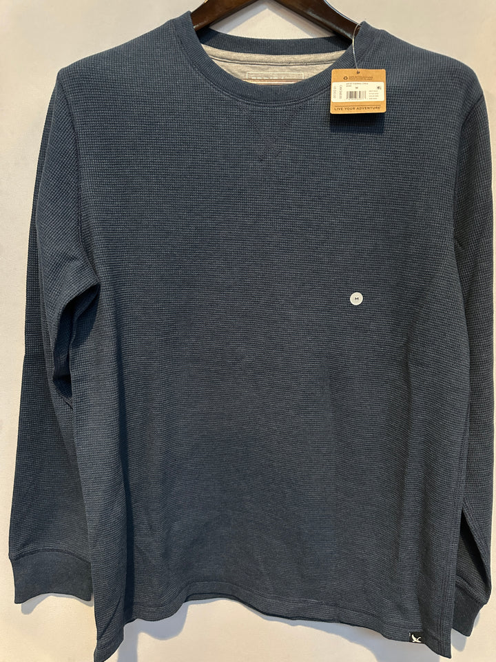 Men’s Eddie Bauer Blue Thermal Crew Neck Size M