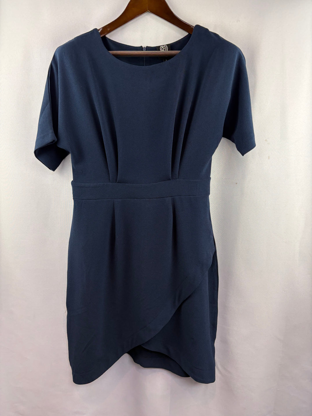 Women’s Bobeau Medium Navy Blue Sheath Dress