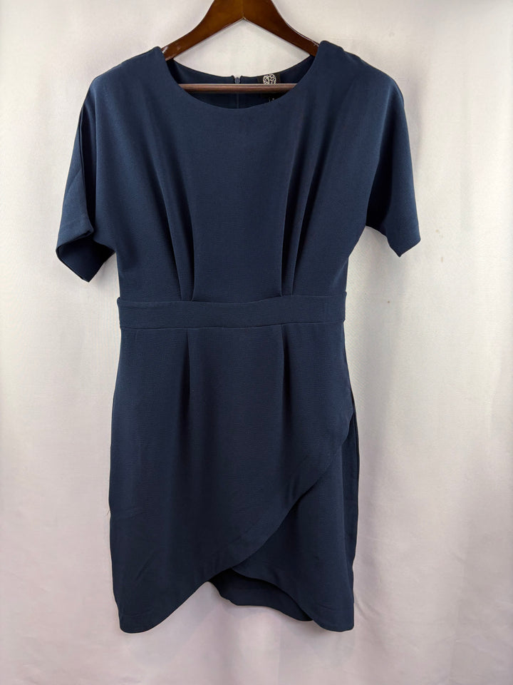 Women’s Bobeau Medium Navy Blue Sheath Dress