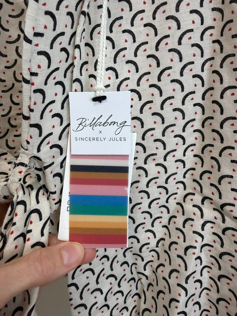 Billabong x Sincerely Jules Wrapped In Love Top SzL(10-12) NWT