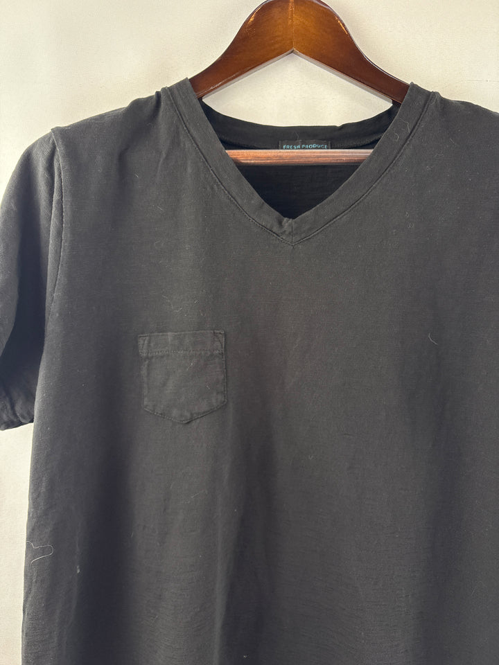 Women’s Fresh Produce Size 2X Black T-Shirt