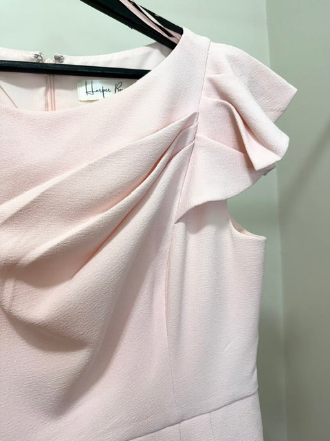 Harper Rose Pale Pink Wide‑Leg Jumpsuit -Sz 8P
