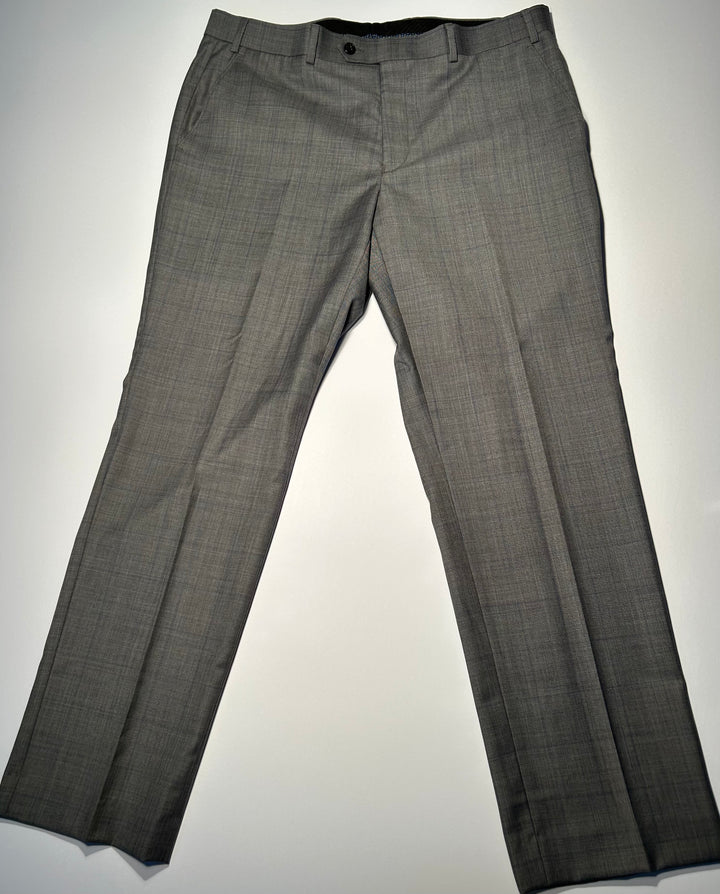 Lauren Ralph Lauren Men’s 42R Gray Wool Blend Suit Windowpane Check 36x30