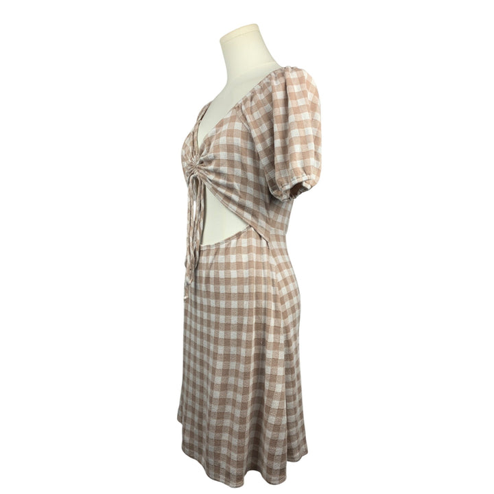 Women’s Gilli Pink & White Pattern Dress Size M