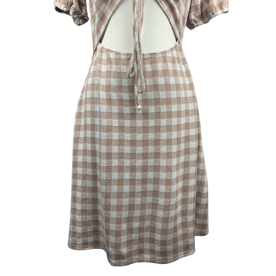 Women’s Gilli Pink & White Pattern Dress Size M