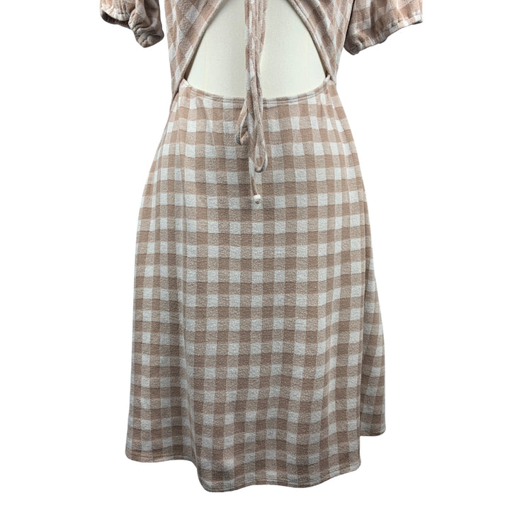 Women’s Gilli Pink & White Pattern Dress Size M