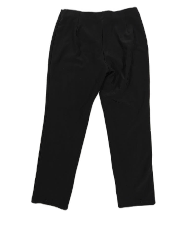 Womens Tahari Straight Leg Pants Black Size 12