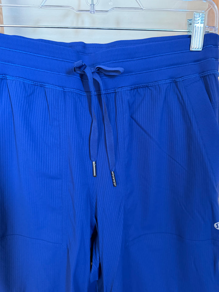 Lululemon Blue Ribbed Cargo Wide Leg Pants Size S
