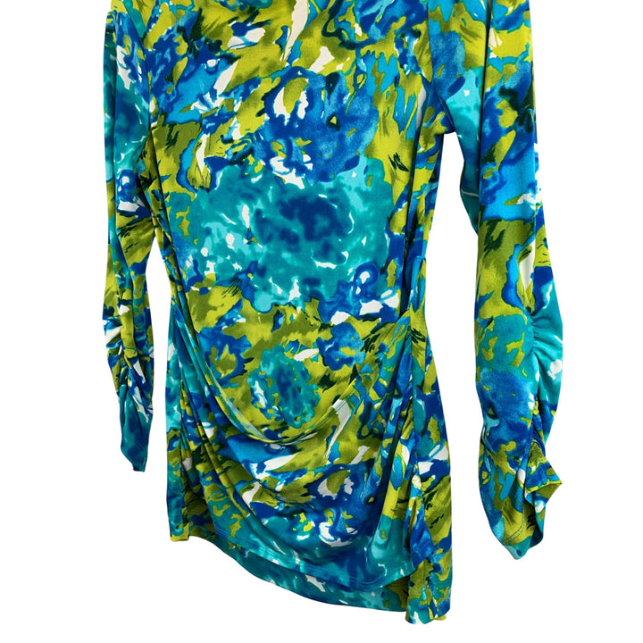 Simonton Says Womens Floral Long Sleeve Top XXS
