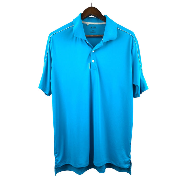 Men’s Adidas Blue Golf Shirt Size L