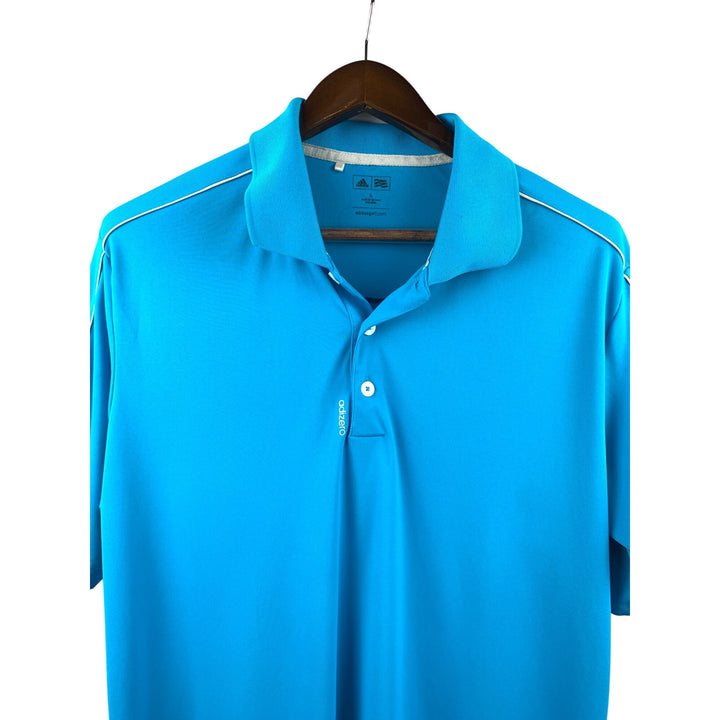 Men’s Adidas Blue Golf Shirt Size L