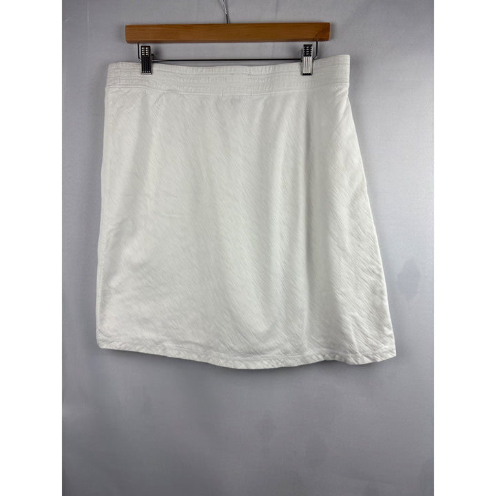 Tommy Bahama Womens White A-Line Skirt M 100% Cotton