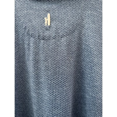 Callaway Mens Blue Textured Polo Shirt Size XL