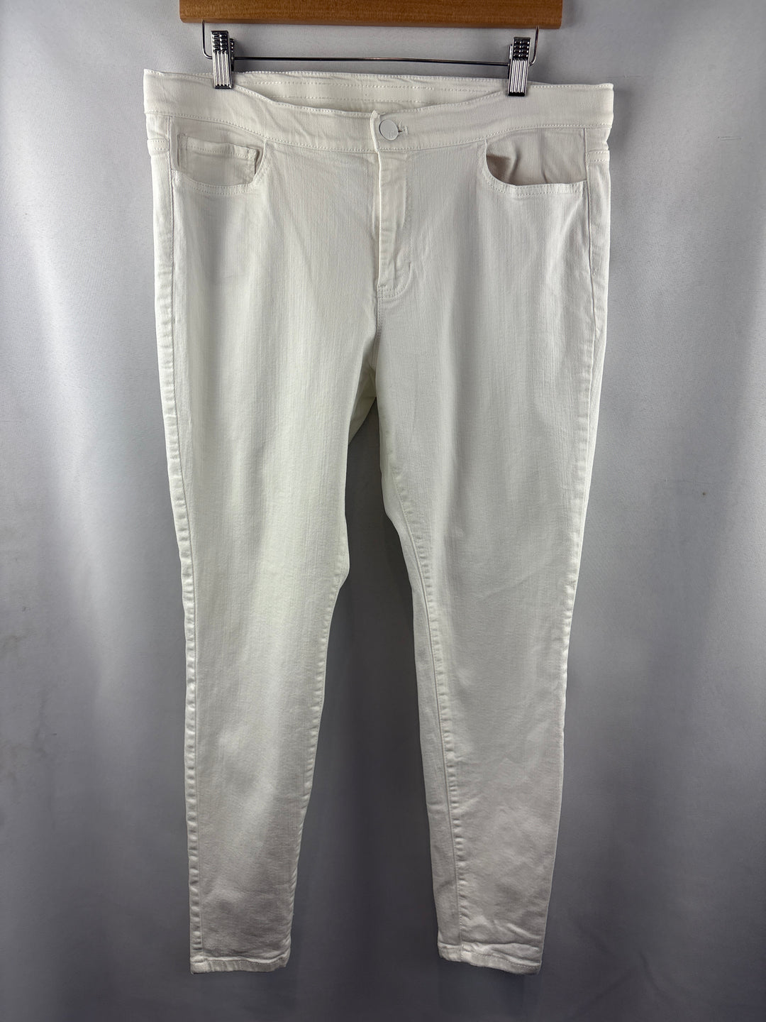 Women’s J.Jill Size 14 White Denim Jeggings