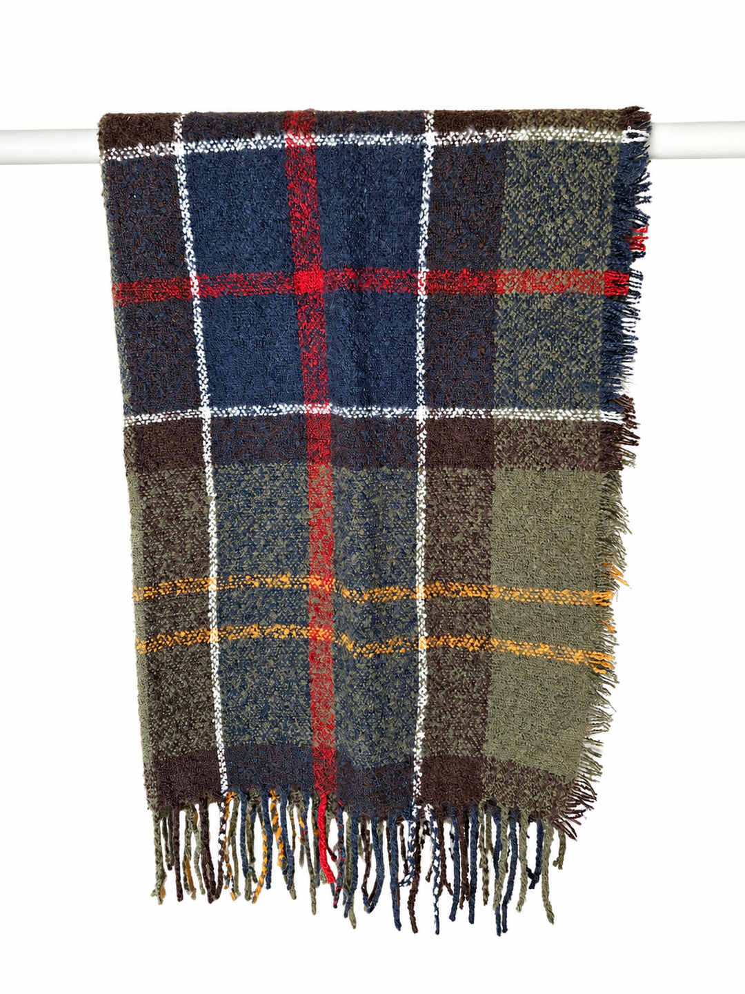 Barbour Ladies Tartan Boucle Scarf -  Classic Tartan