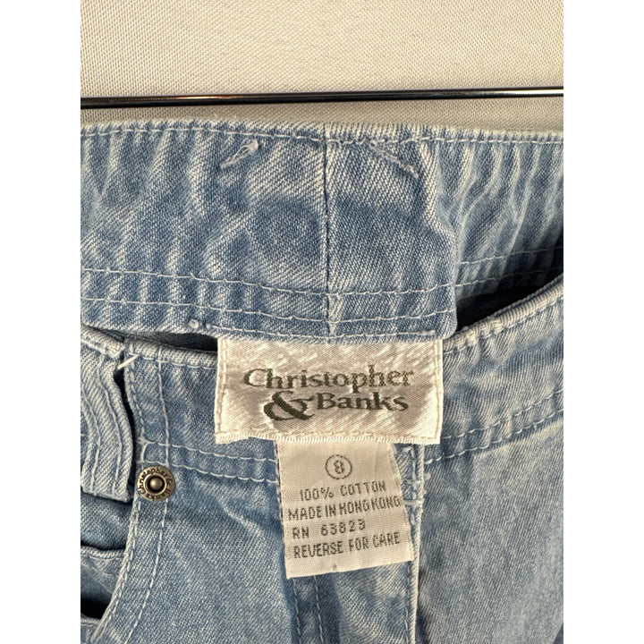 Women’s Christopher & Banks Size 8 Light Blue Jeans