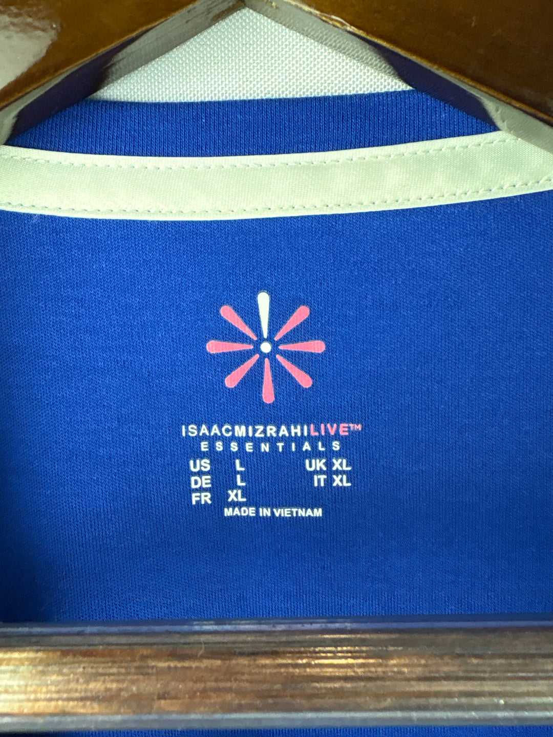 Women’s IsaacMizrahiLive Large Royal Blue T-Shirt