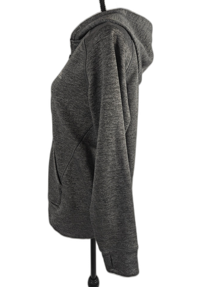 Women’s Adidas Full Zip Hoodie Gray Size M
