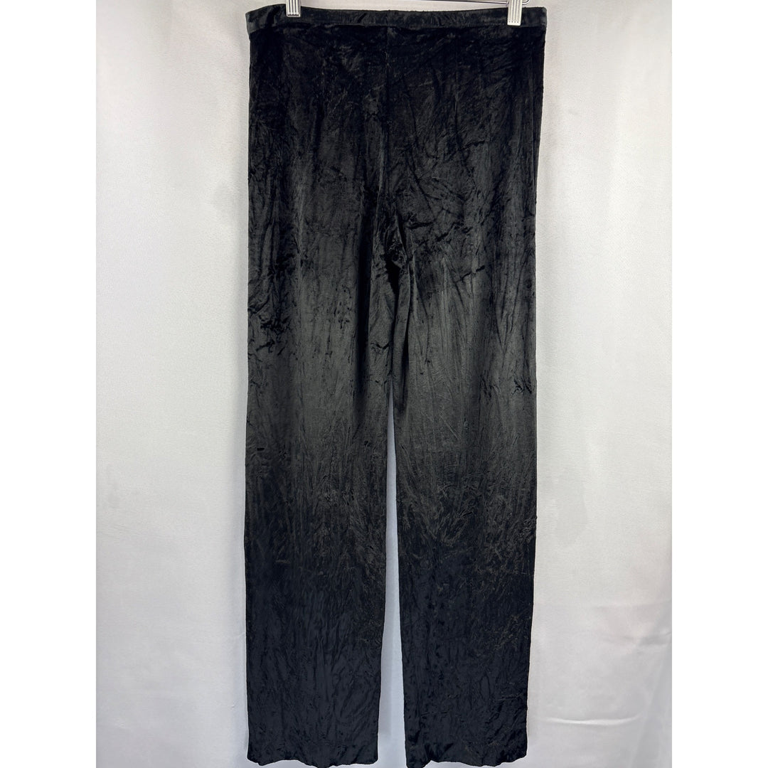 BCBG Max Azria Collection Black Velvet Pants Size 4