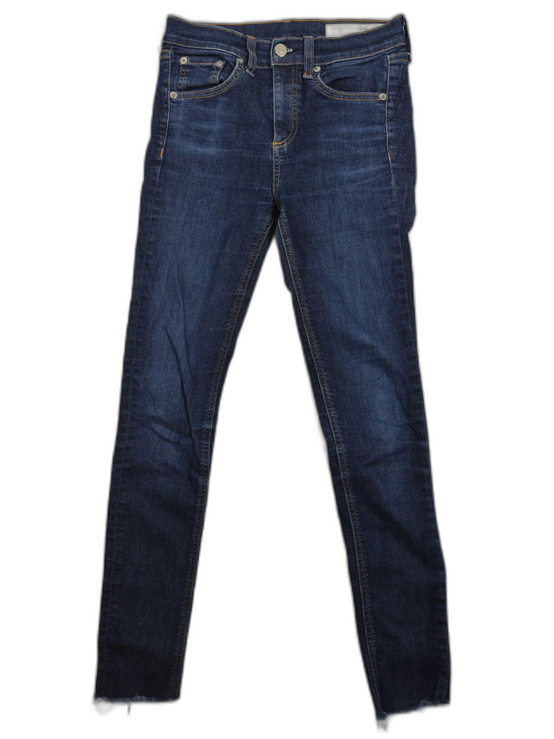 Womens Rag &amp; Bone Skinny Jeans Blue Size 24