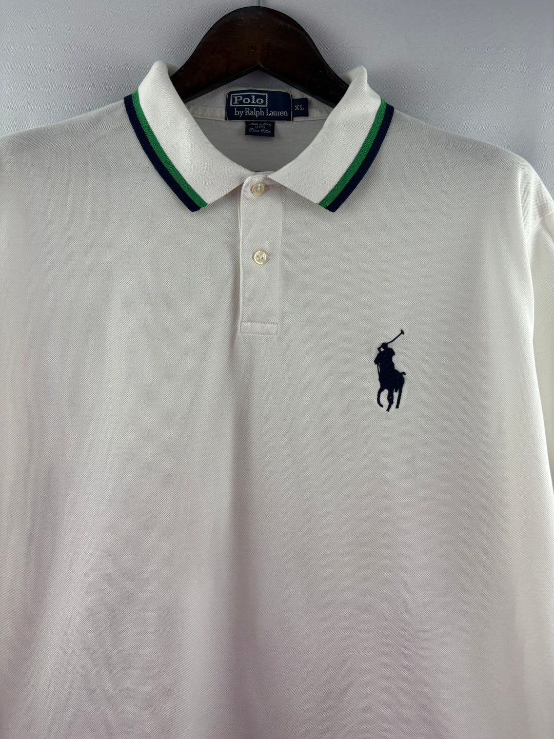 Men’s Polo Ralph Lauren XL White Polo Shirt