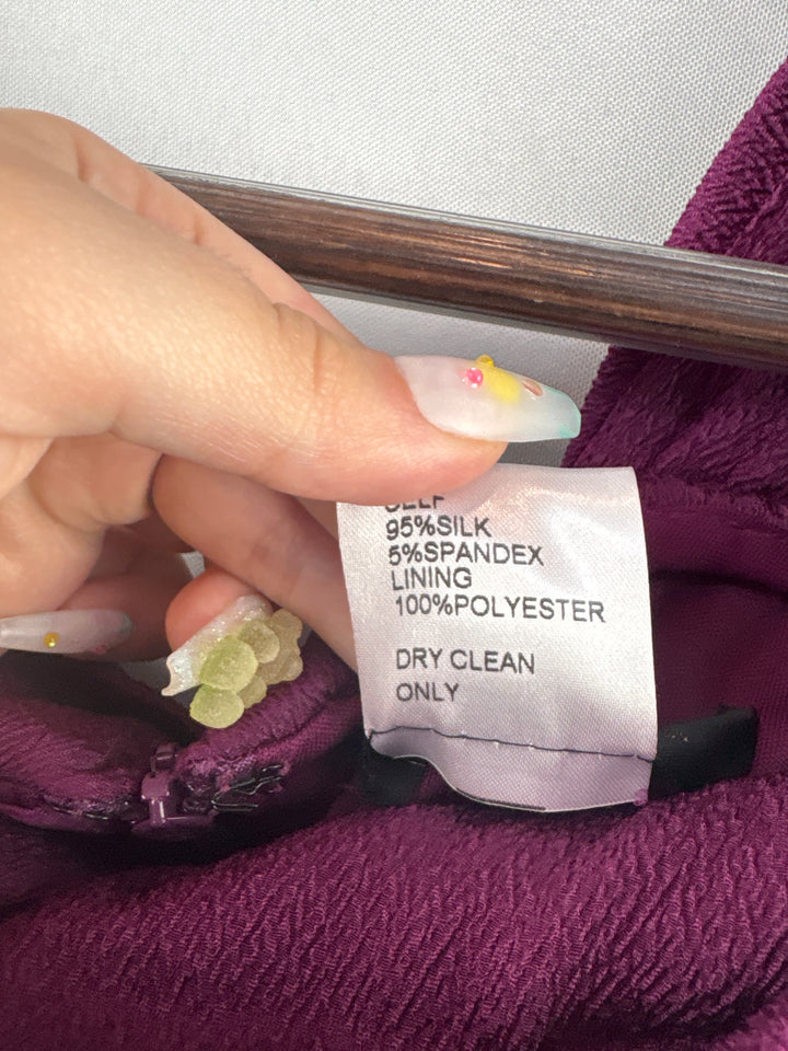 Women’s Tadashi Shoji Size 8 Plum Purple Cocktail Dress