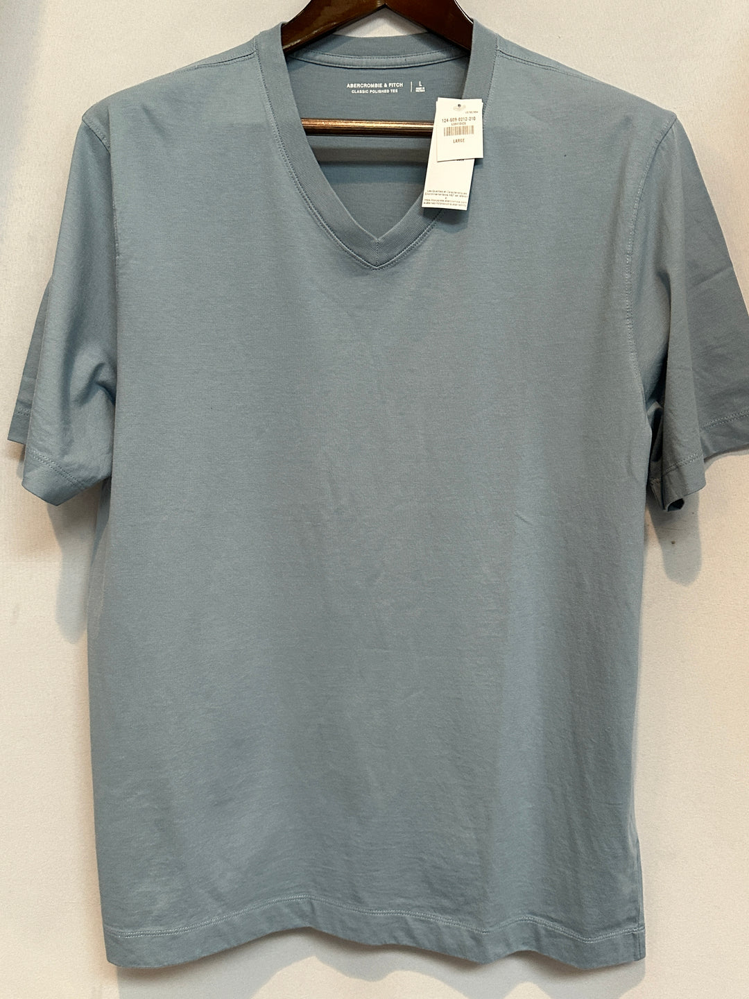 Men’s Abercrombie Polished Tee light blue Size L