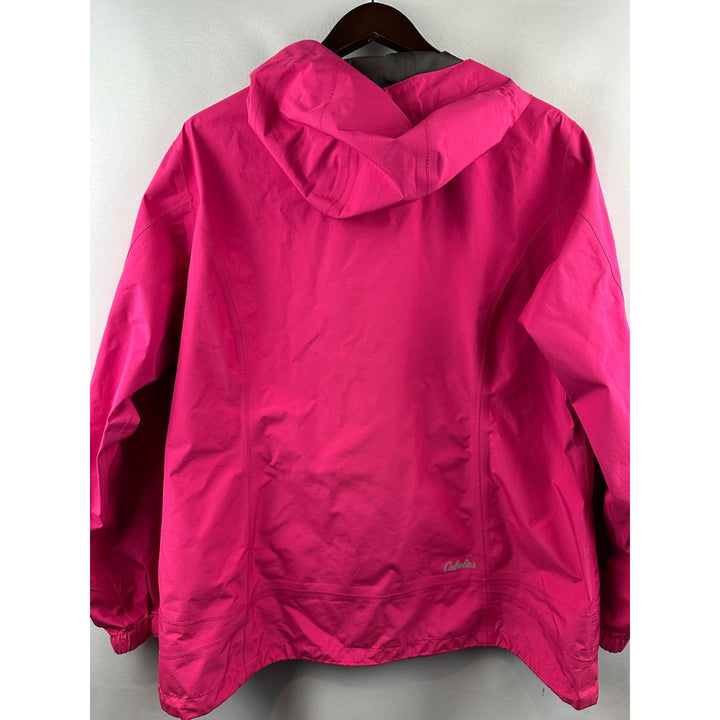 Women’s Gore-Tex Cabela Pink Raincoat Windbreaker Size 2X
