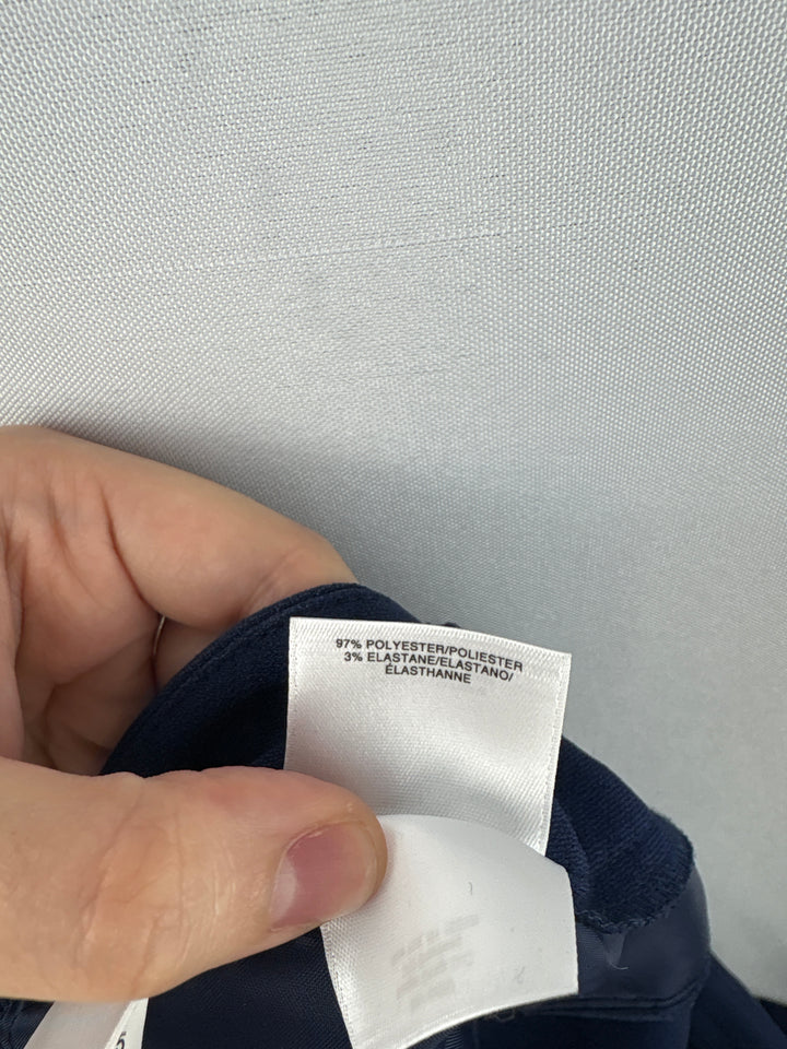 Women’s Kasper Size 14W Navy Pleated Dress Pants